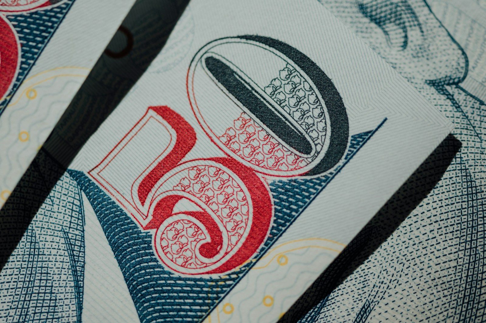 white red and black textile