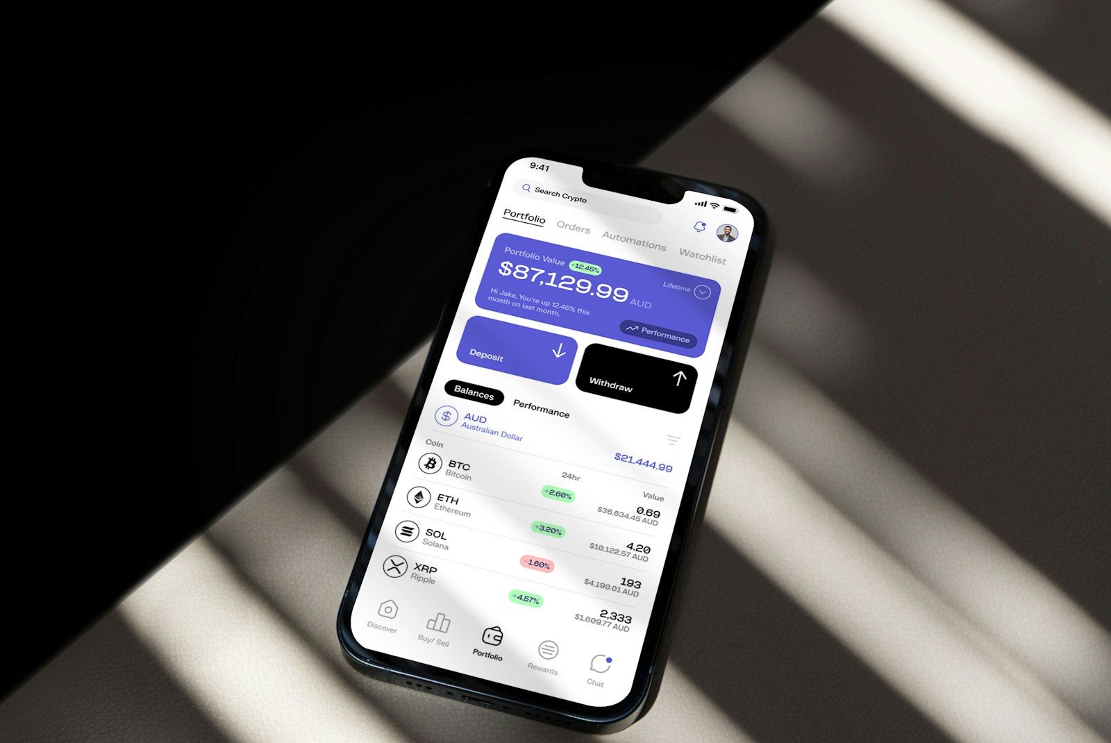 a cell phone sitting on top of a table